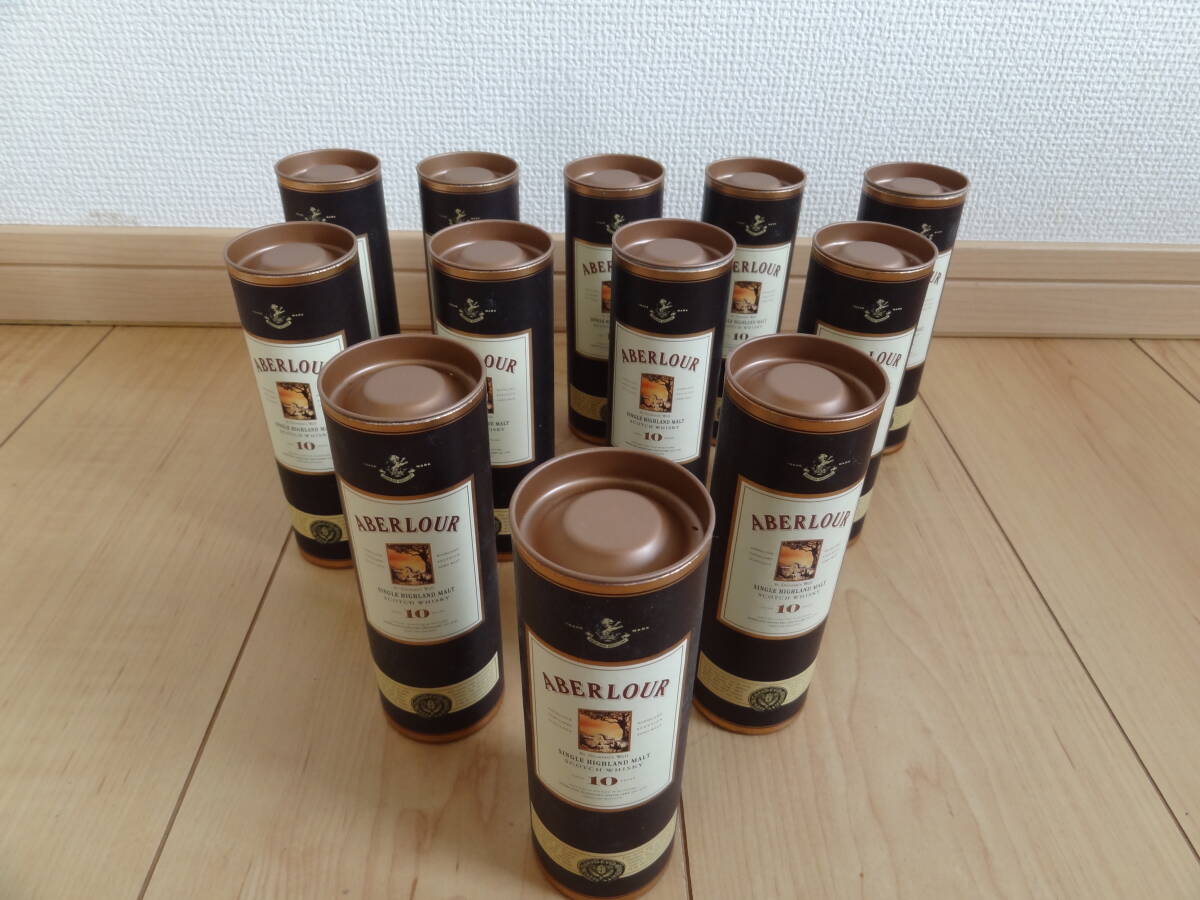 アベラワー ABERLOUR10年非売品ミニチュア12本セット販売 シェリーカスク シングルモルトモーレンジマッカランストラスアイラグレン _画像3