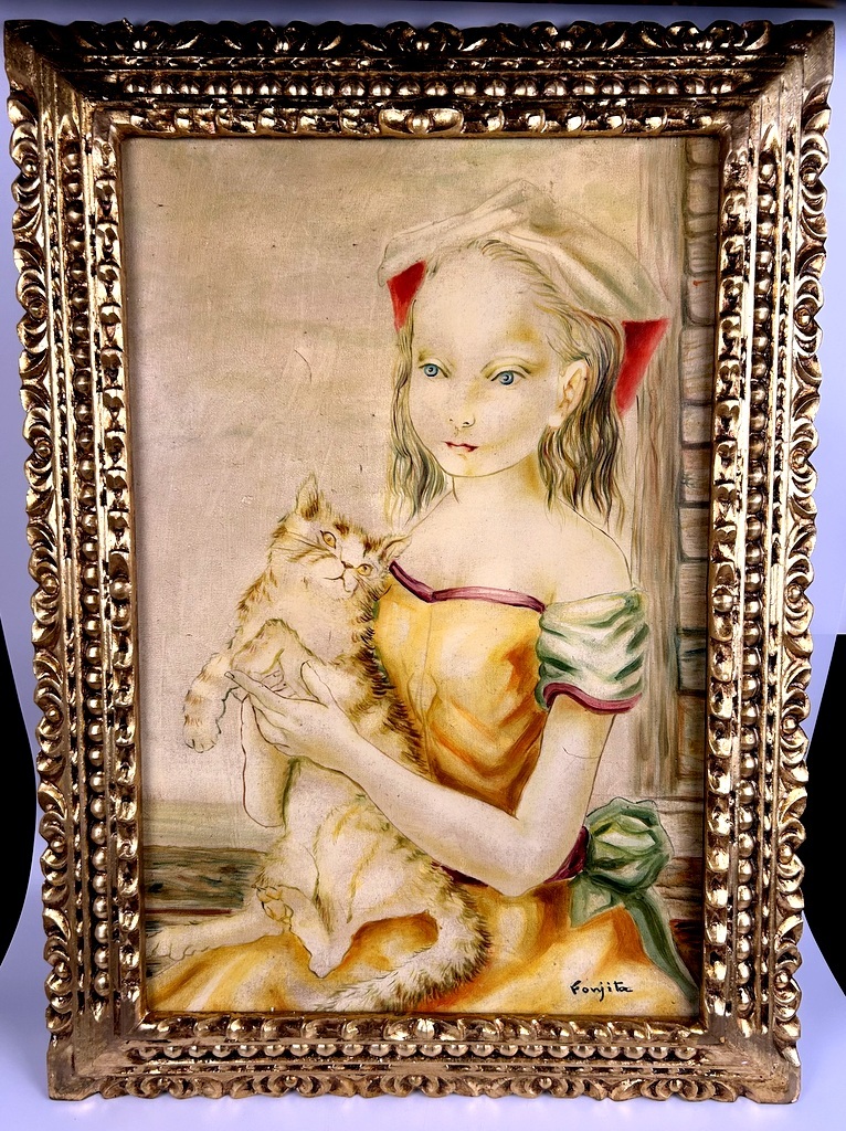 真作 当時物 オリジナル額装 F3 秋田やそ子油彩肉筆画 - 絵画 真作 当時物 オリジナル額装 F3 秋田やそ子油彩肉筆画 - 絵画