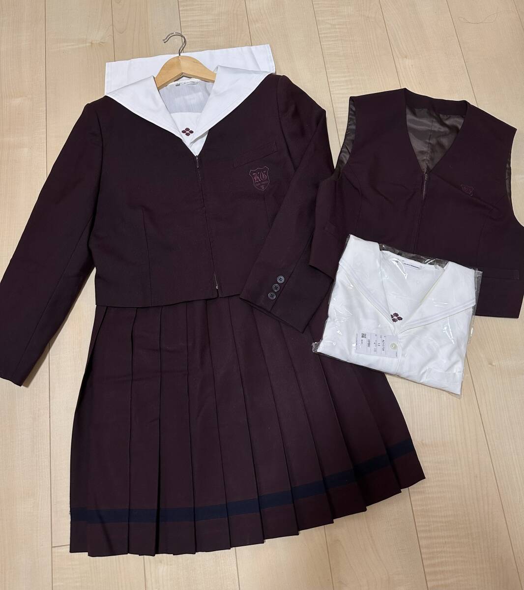 未使用　大きいサイズ　共愛学園　コスプレ衣装一式　冬夏５点セット　AKIRA ONOZUKA_画像2
