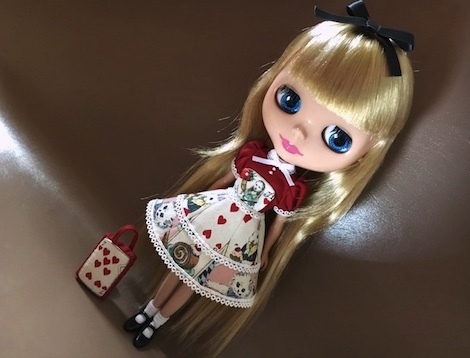 ネオブライス用服　　トランプ　ハートの３　 不思議の国のアリス　　 Blythe　　ブライス_画像2