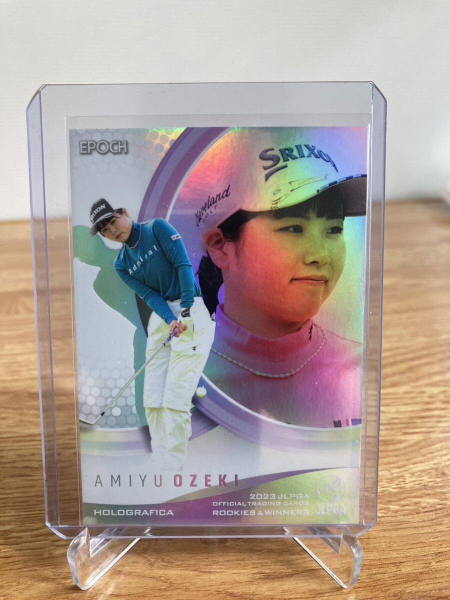 【尾関彩美悠】2023 EPOCH JLPGA 女子プロゴルフ ROOKIES & WINNERS HOLOGRAFICA ホログラフィカの画像1