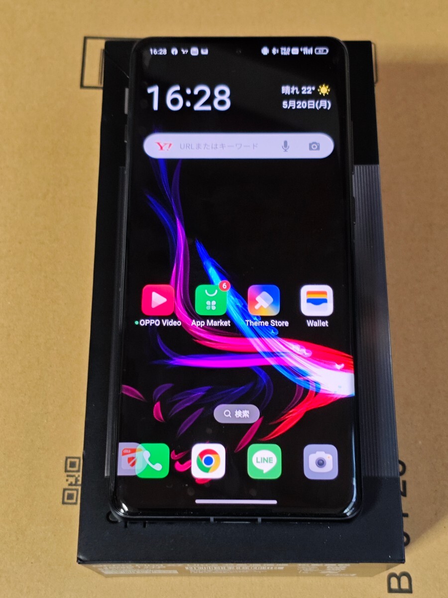 [1 jpy start used beautiful goods ] almost new goods OPPO SIM free large land version Find X7 Ultra satellite communication version black RAM16GB ROM1TB Hasselblad camera waterproof 