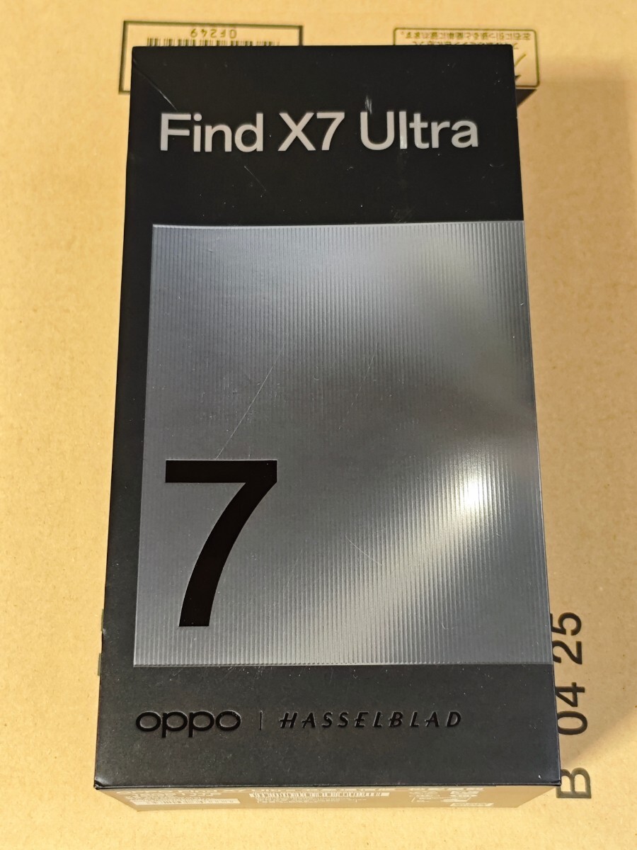 [1 jpy start used beautiful goods ] almost new goods OPPO SIM free large land version Find X7 Ultra satellite communication version black RAM16GB ROM1TB Hasselblad camera waterproof 