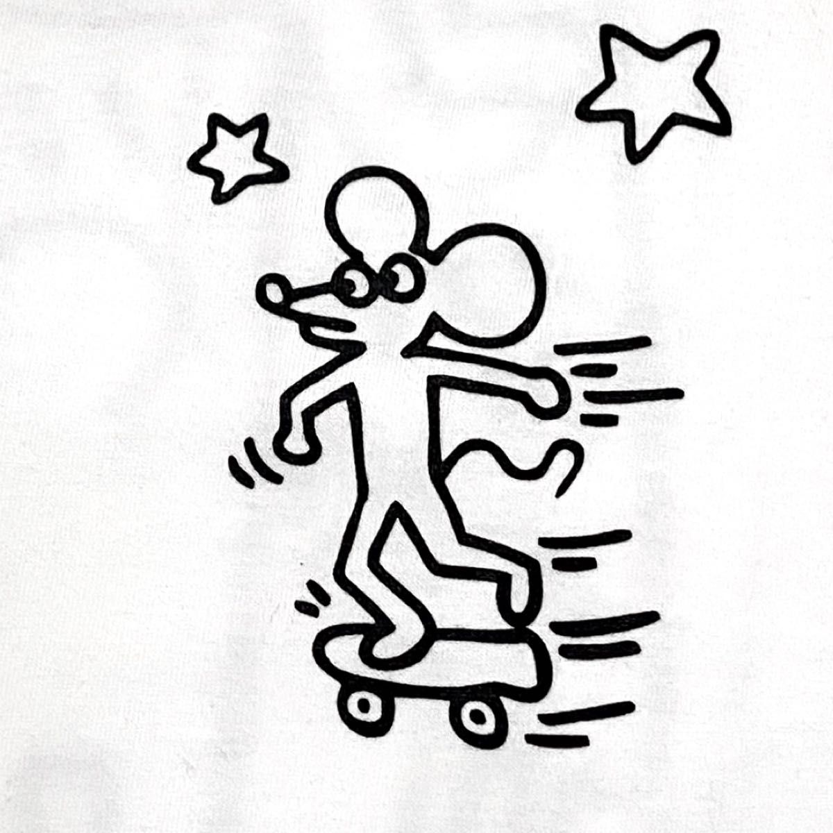 Keith Haring キース へリング SFMMA" S/S TEE Tシャツ 半袖 トップス ホワイト M オフィシャル