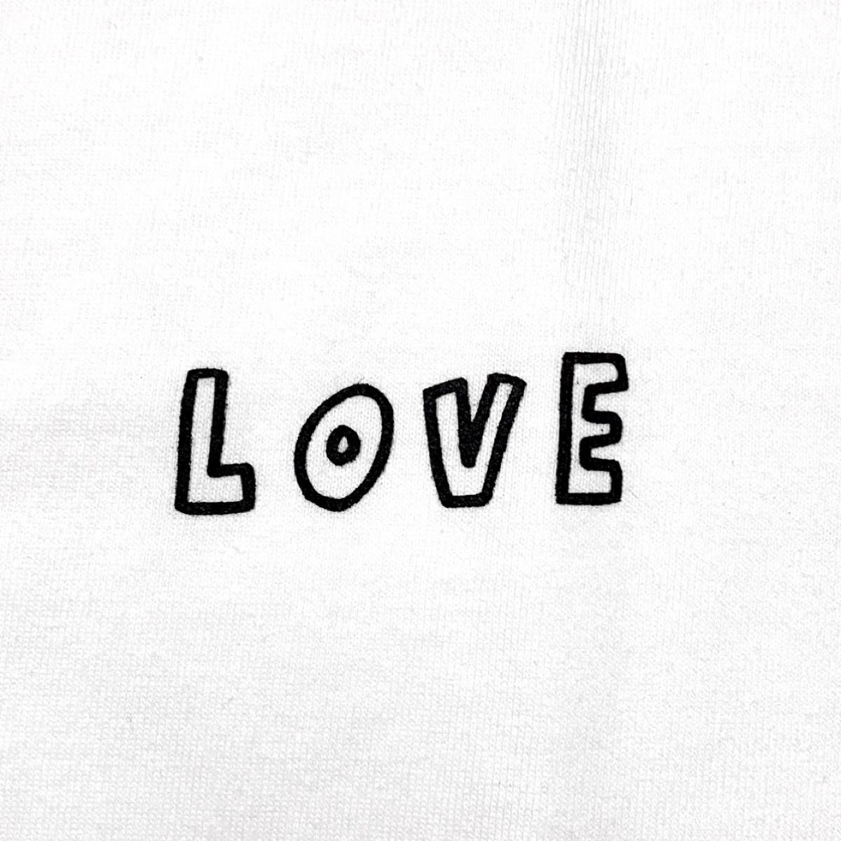 Keith Haring キース へリング LOVE HAART S/S TEE Tシャツ 半袖 トップス ホワイト オフィシャル