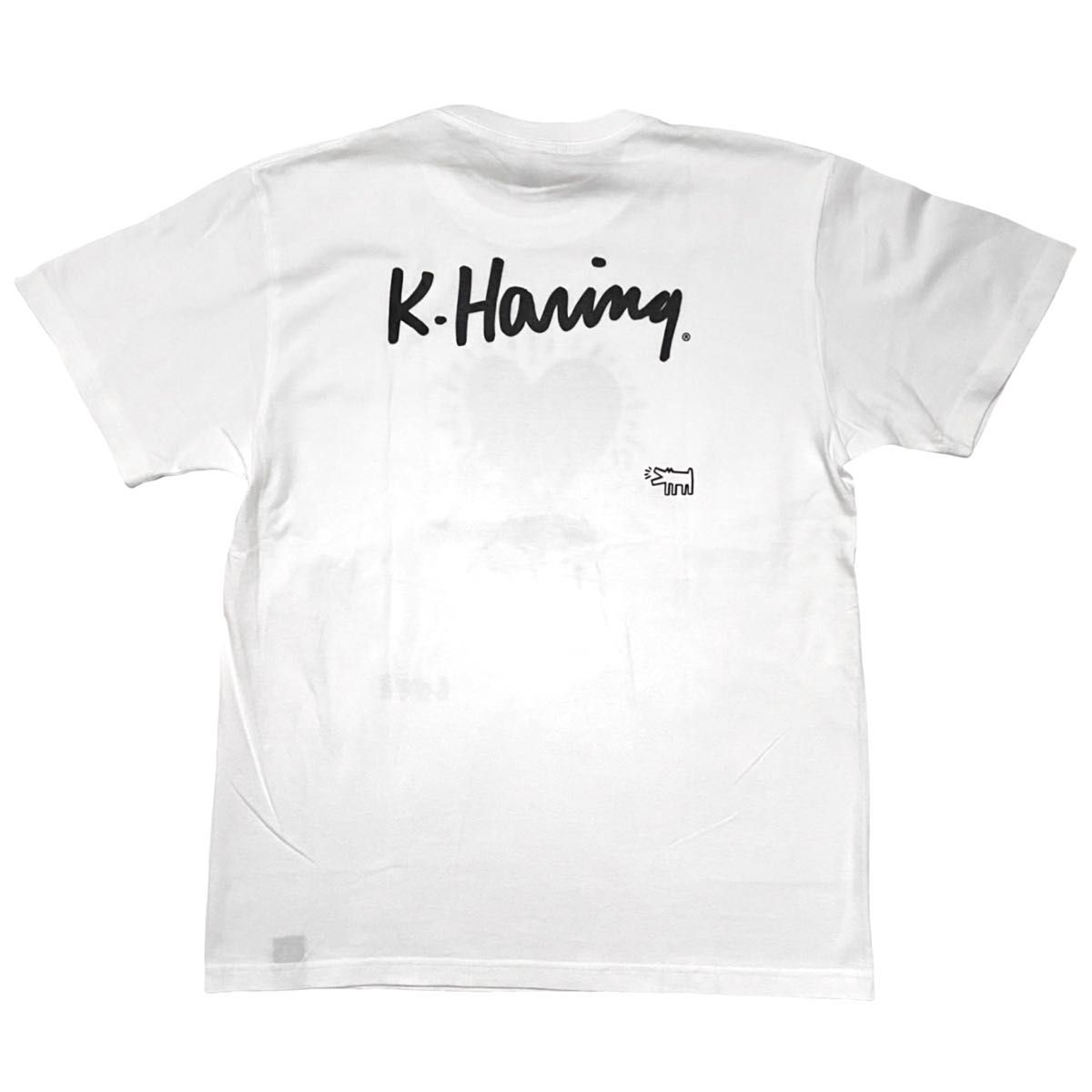 Keith Haring キース へリング LOVE HAART S/S TEE Tシャツ 半袖 トップス ホワイト オフィシャル