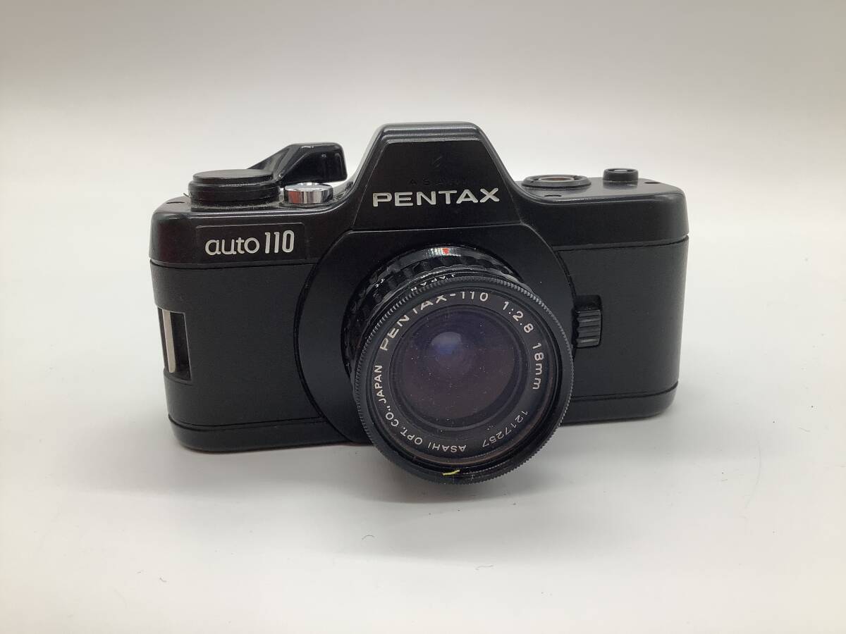 u0822 PENTAX ペンタックス Auto 110 フィルムカメラ 付属品画像参照 シャッター確認× ジャンク扱いの画像4