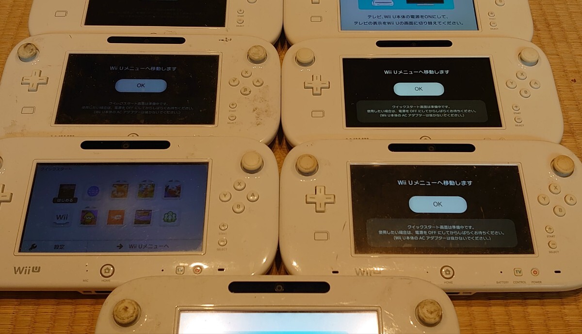 WiiUゲームパッド本体のみ まとめて11台セット送料無料ジャンク品の画像3
