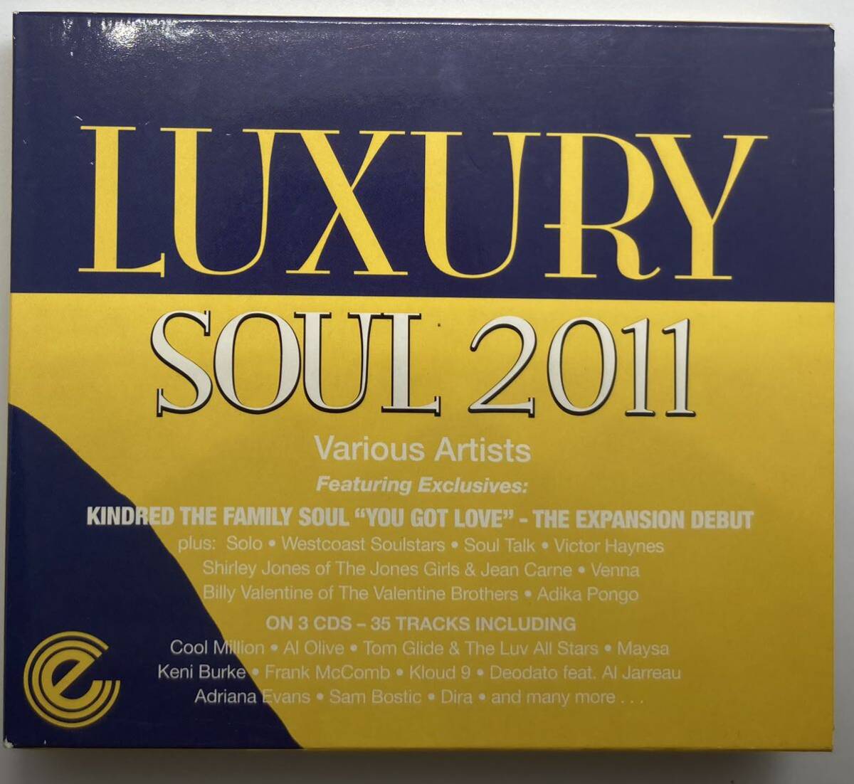 Luxury Soul 2011 / Various artists 3枚組　英ExpansionレーベルのコンピレーションAL OLIVE、TOM GLIDE、EMOTIONS、ALI-OLLIE WOODSON_画像1