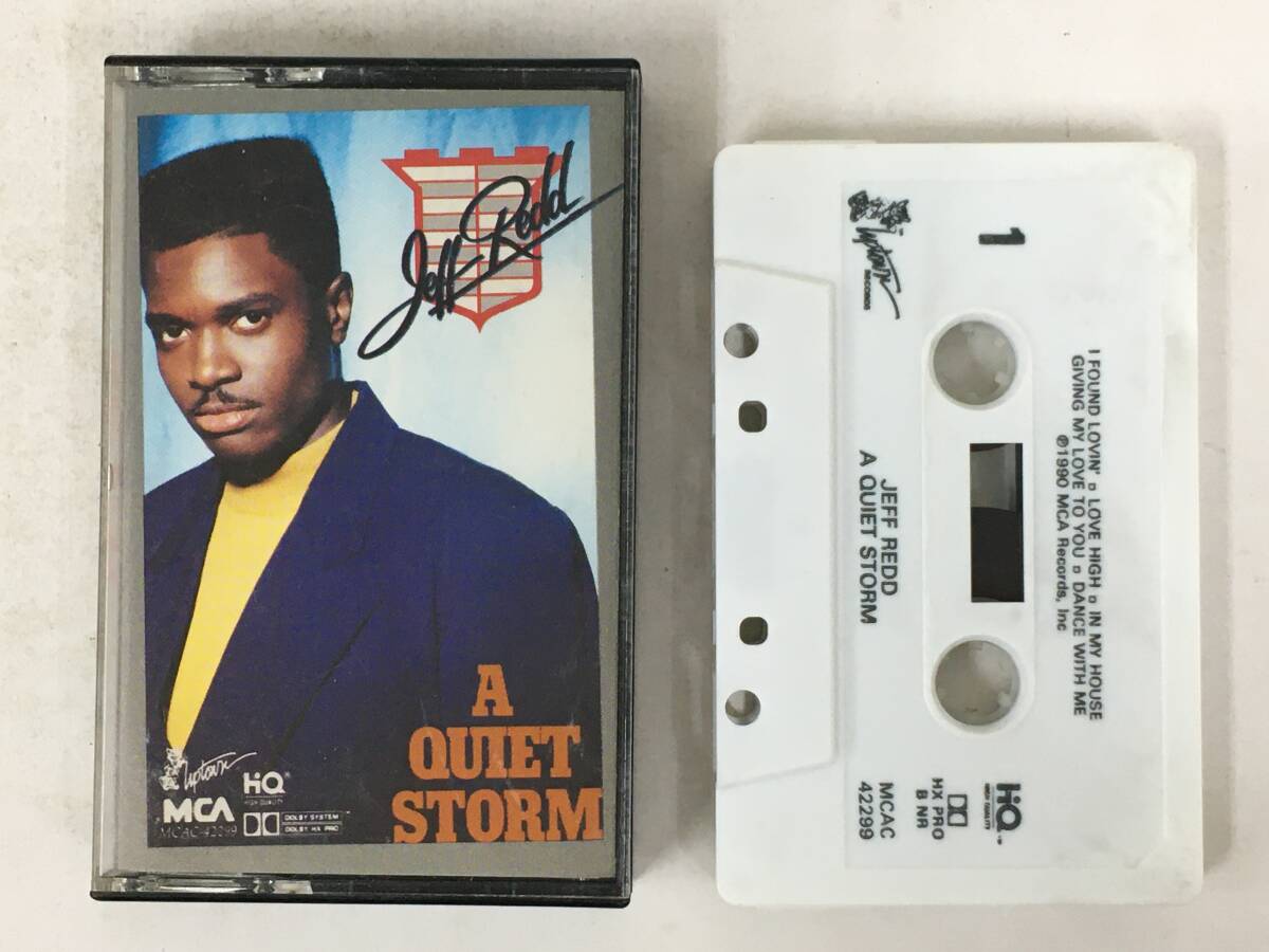 #*X334 JEFF REDD Джеф * красный A Quiet Storma*kwaieto* storm кассетная лента *#