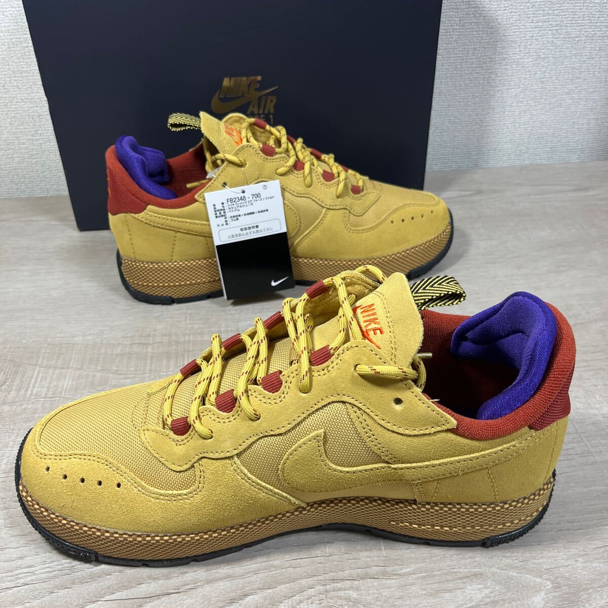 1円スタート売切り 新品未使用 ナイキ NIKE エアフォース 1 ワイルド AIR FORCE 1 WILD 国内正規 26.5cm 希少モデル 箱付き 黒タグの画像4