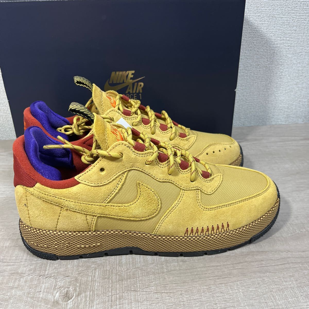 1円スタート売切り 新品未使用 ナイキ NIKE エアフォース 1 ワイルド AIR FORCE 1 WILD 国内正規 27cm 希少モデル 箱付き 黒タグの画像3