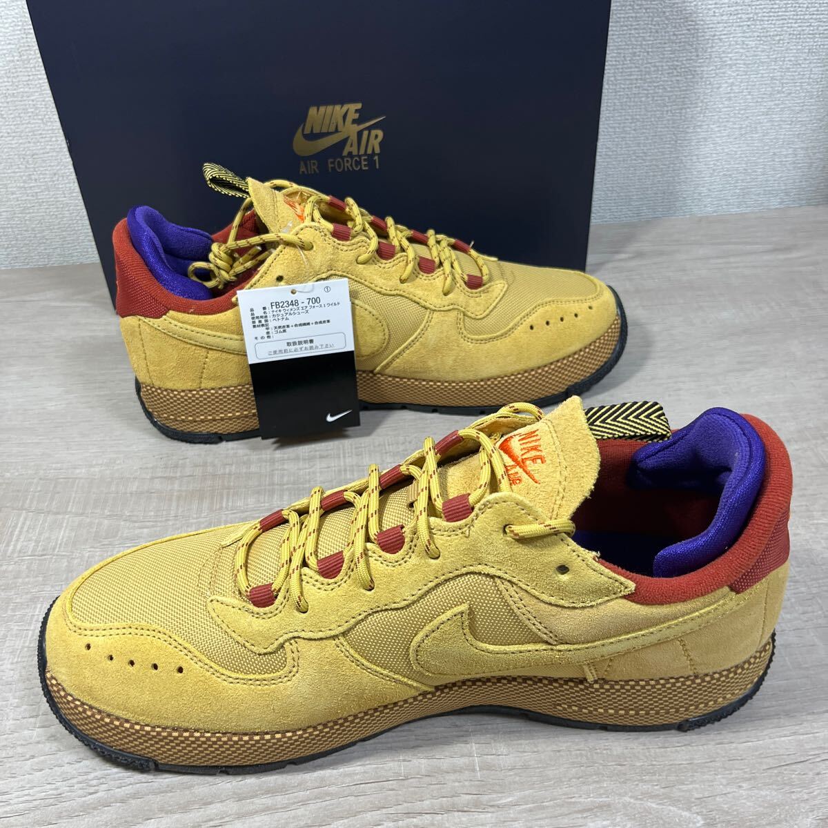 1円スタート売切り 新品未使用 ナイキ NIKE エアフォース 1 ワイルド AIR FORCE 1 WILD 国内正規 27.5cm 希少モデル 箱付き 黒タグの画像4