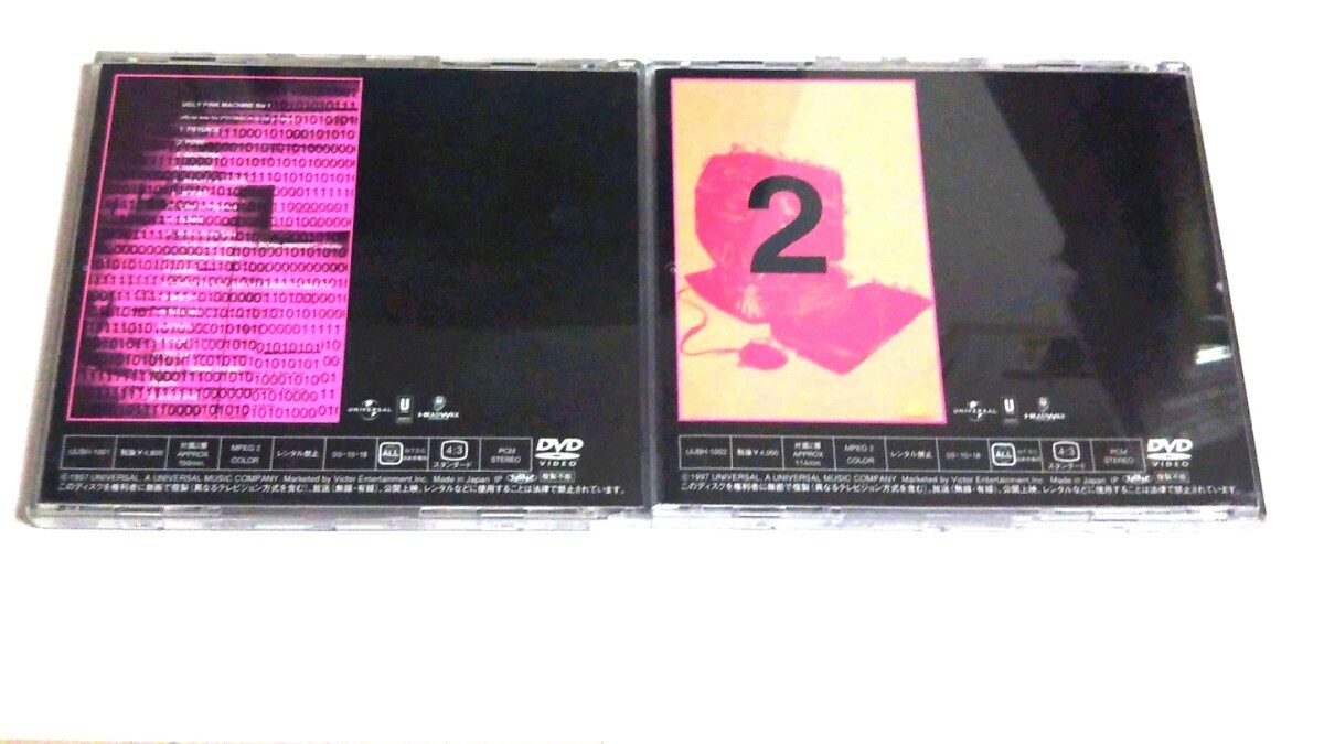 【このセットは入手困難】hide/UGLY PINK MACHINE file1 + file2 DVD 帯付き X JAPAN YOSHIKI ToshI PATA heath ライブ_画像4