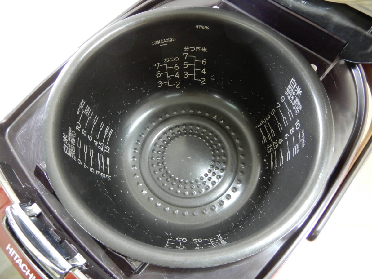 Z2243★\～HITACHI/日立　家庭用　圧力&スチーム IHジャー炊飯器　容量:一升炊き　model:RZ-TS183M_画像5