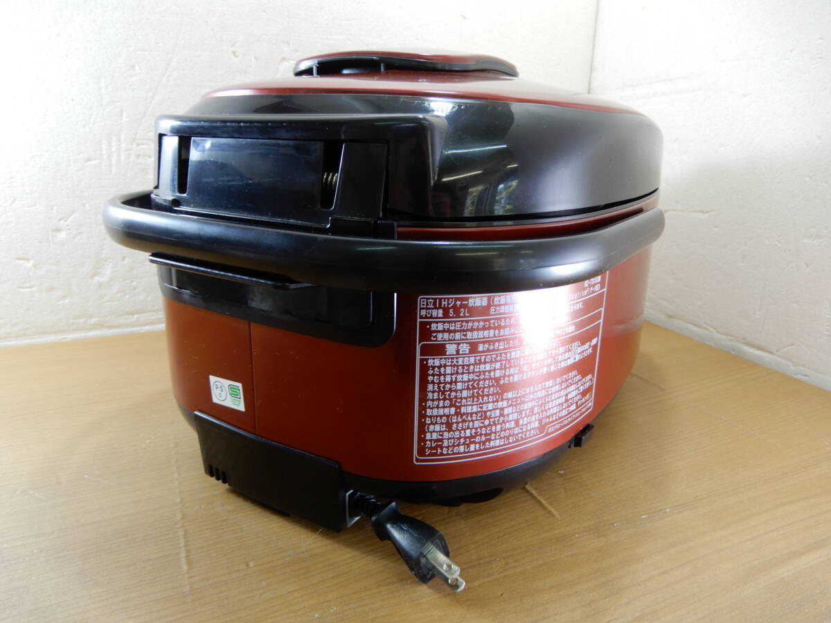 Z2243★\～HITACHI/日立　家庭用　圧力&スチーム IHジャー炊飯器　容量:一升炊き　model:RZ-TS183M_画像8