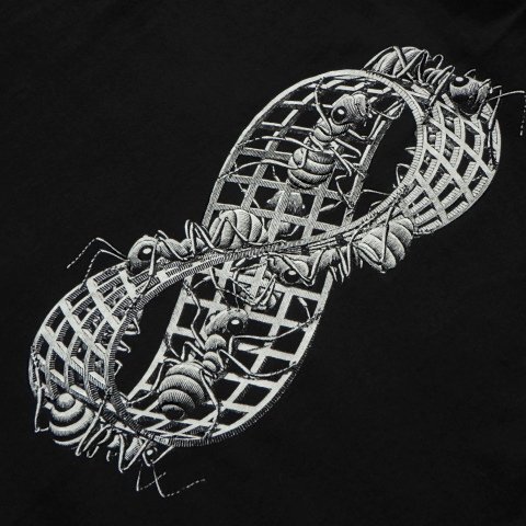 ☆ 17SS Supreme シュプリーム M.C. Escher Collage Tee MC エッシャー コラージュ Tシャツ box logo ボックスロゴ (ブラック黒L)EDN_画像8