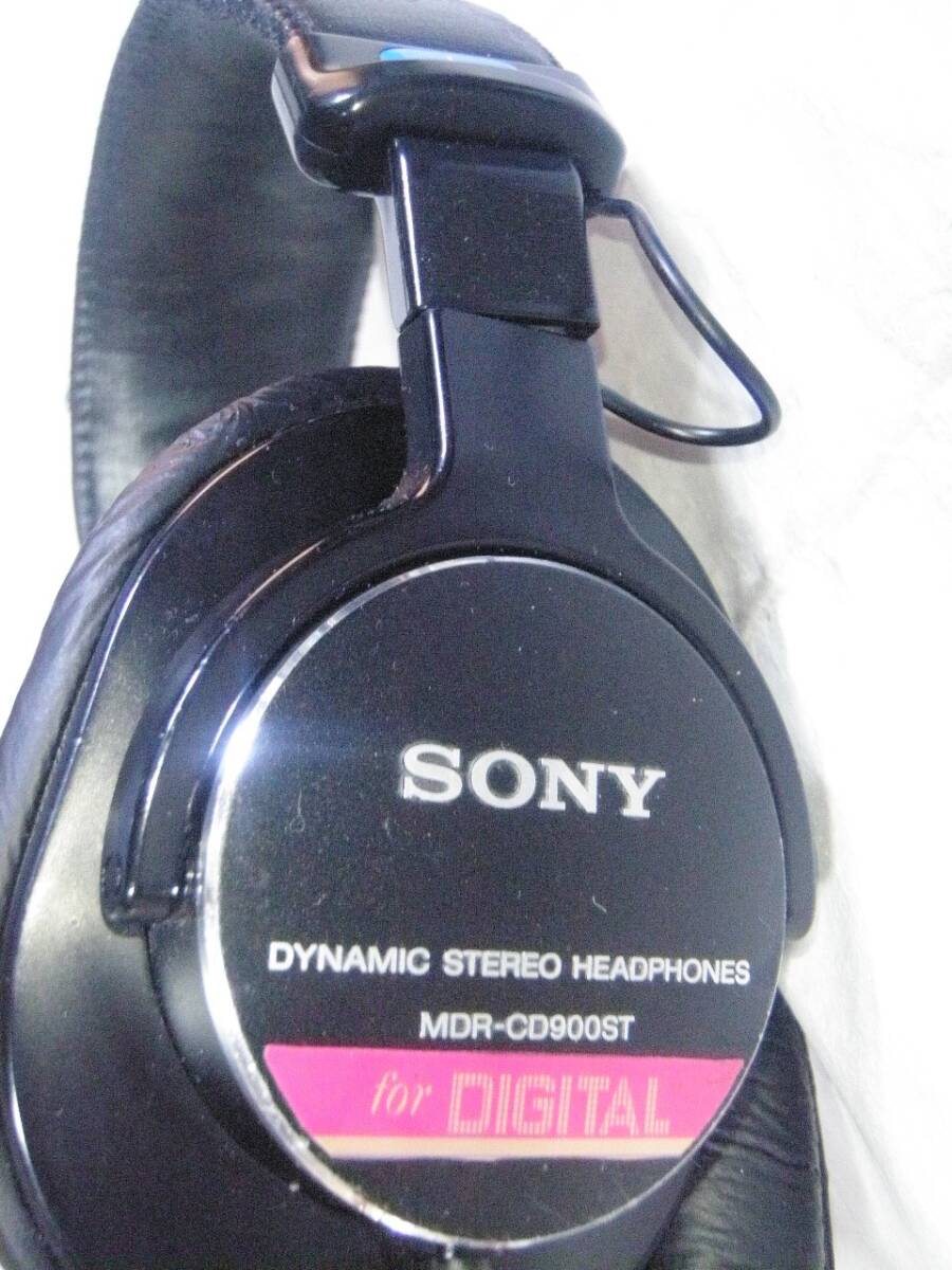  rare SONY MDR-CD900ST initial model sa Mali um cobalt magnet Driver adoption sound out verification settled monitor headphone 31