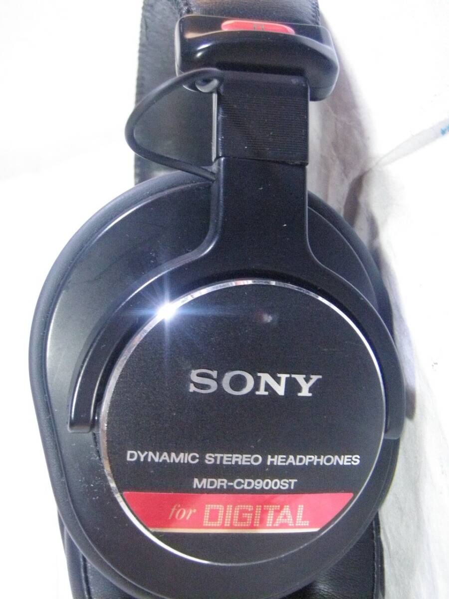 SONY MDR-CD900ST 新品極厚イヤーパッド交換済　音出確認済 モニターヘッドホン 77_画像8