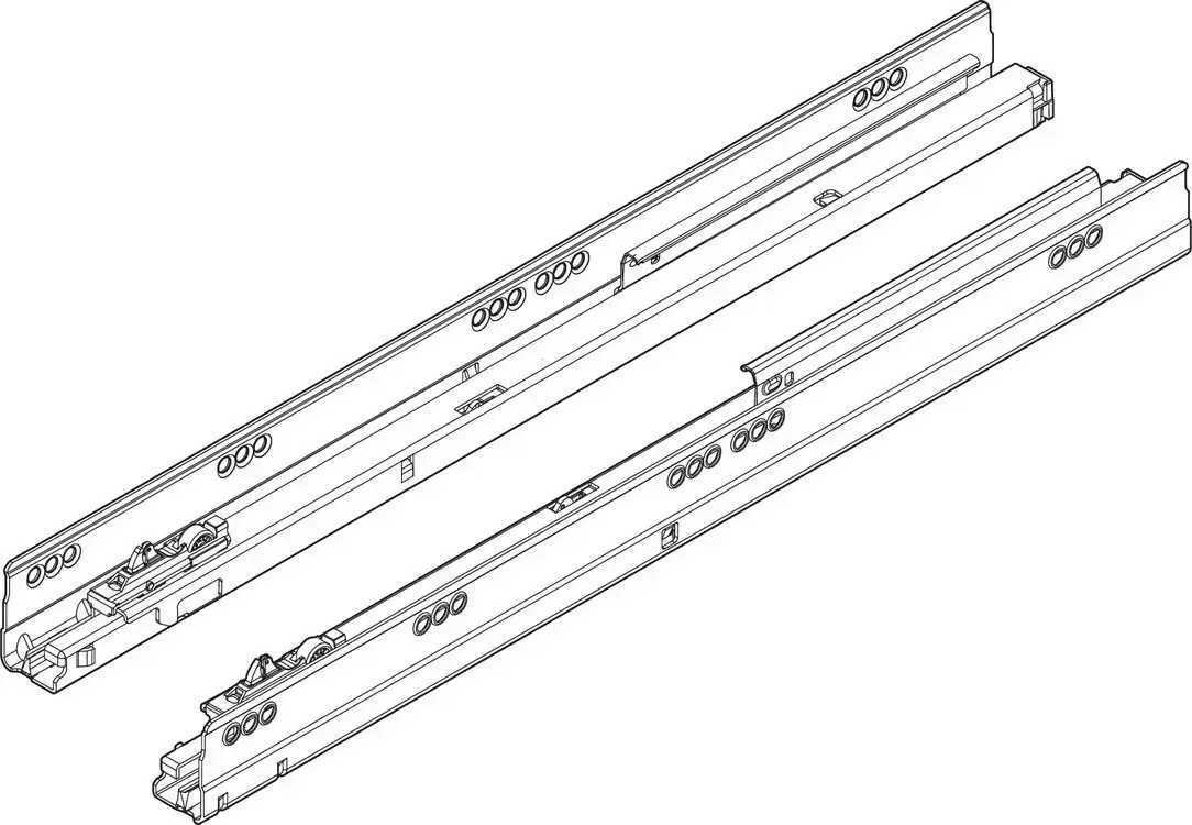 BLUM 558.2701Bスライドタンデムボックス 270mm R+L②