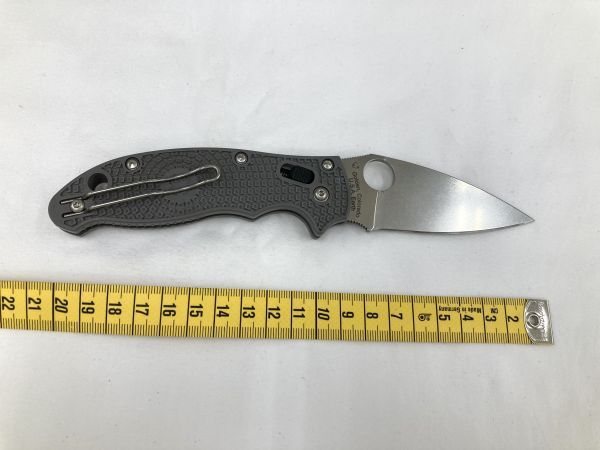 16[F53]* б/у * Spy darukoSPYDERCO складной нож MAXAMET [ нож уличный отдых кемпинг охота ]