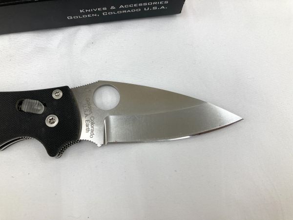 16【F49】◆中古◆ スパイダルコ SPYDERCO フォールディングナイフ【 ナイフ アウトドア レジャー キャンプ ハンティング 】の画像5