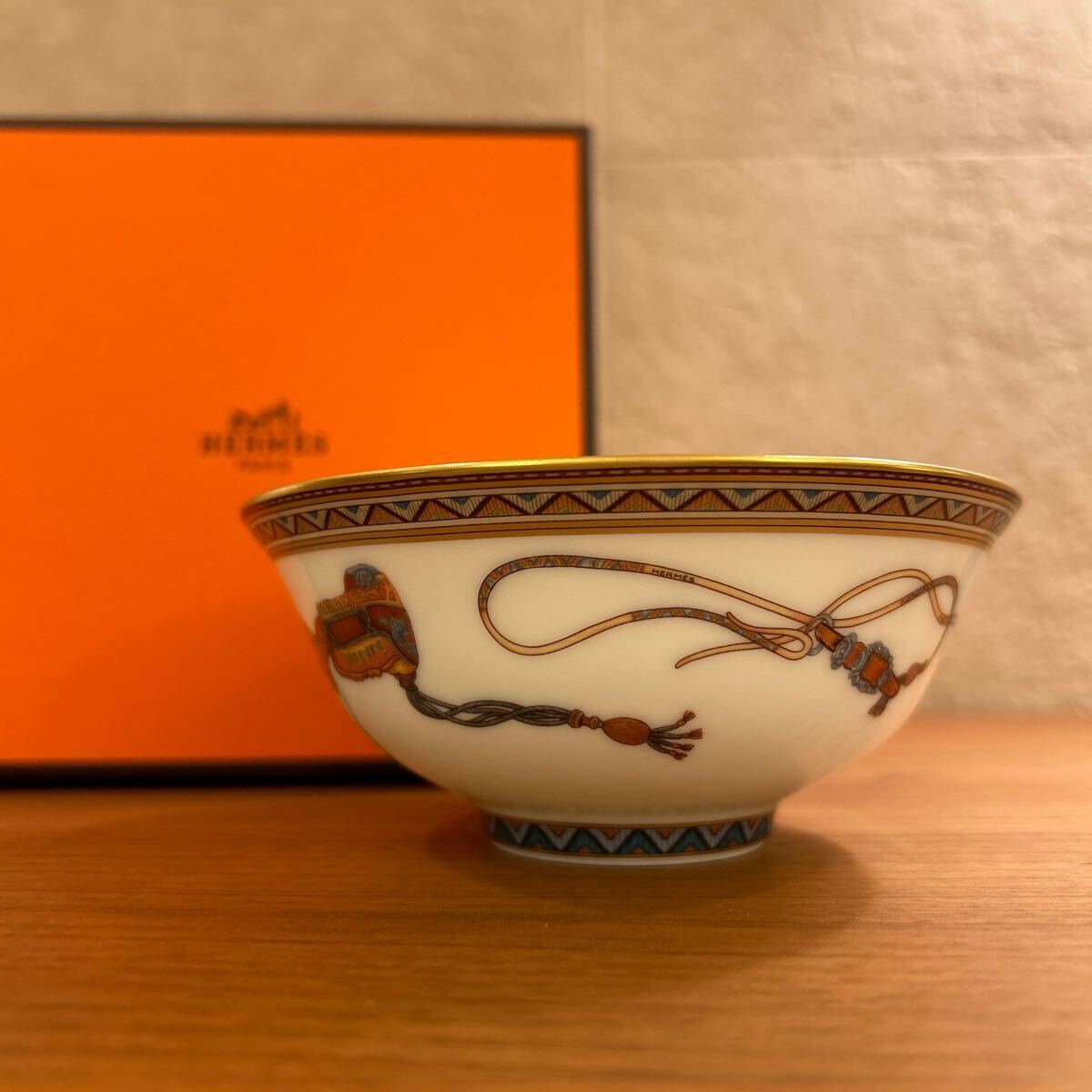 送料無料 HERMES エルメス シュヴァルドリアン シュバルドリアン スープボウル ボウル_画像1