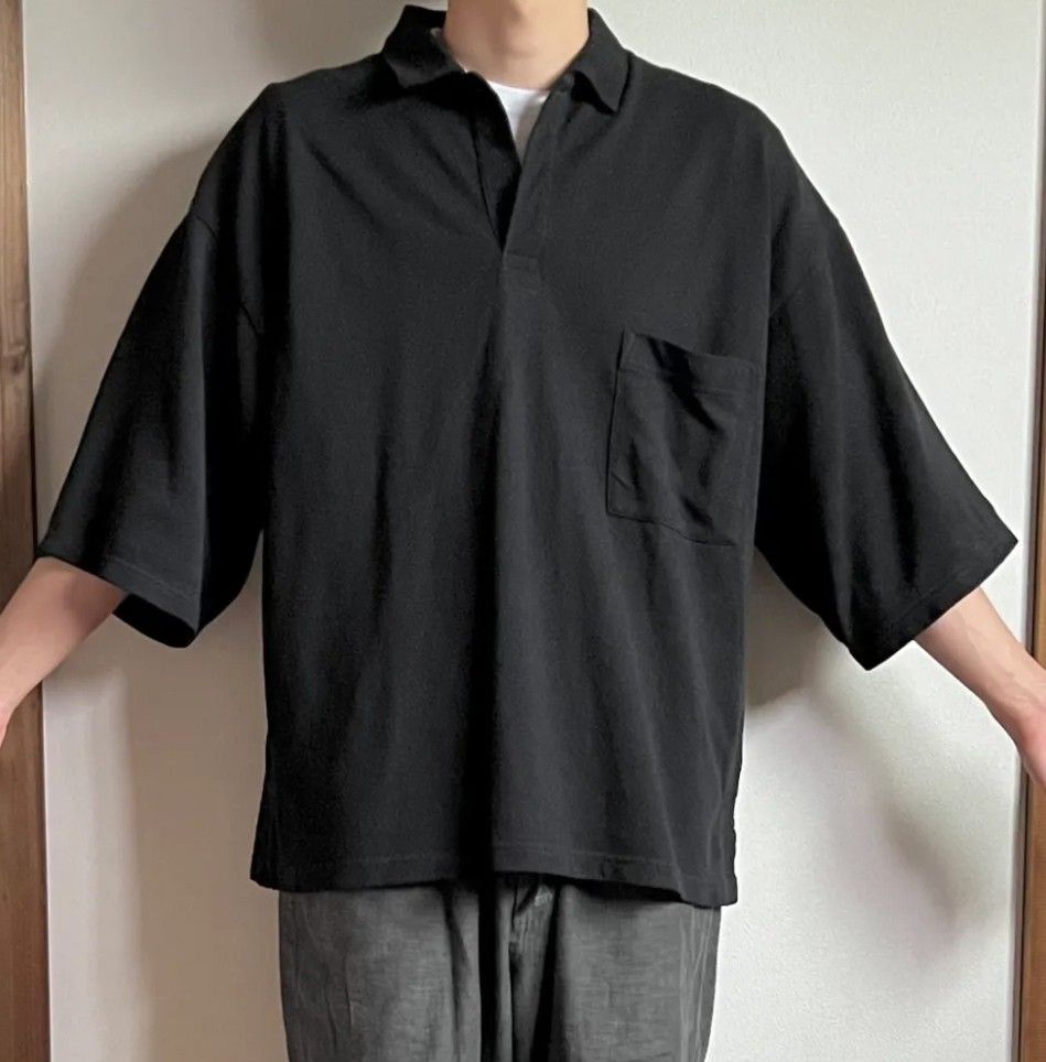 MUJI Labo】鹿の子ポロシャツ L-XLムジルシリョウヒン / サイズ MUJI Labo】鹿の子ポロシャツ L-XLムジルシリョウヒン / サイズ