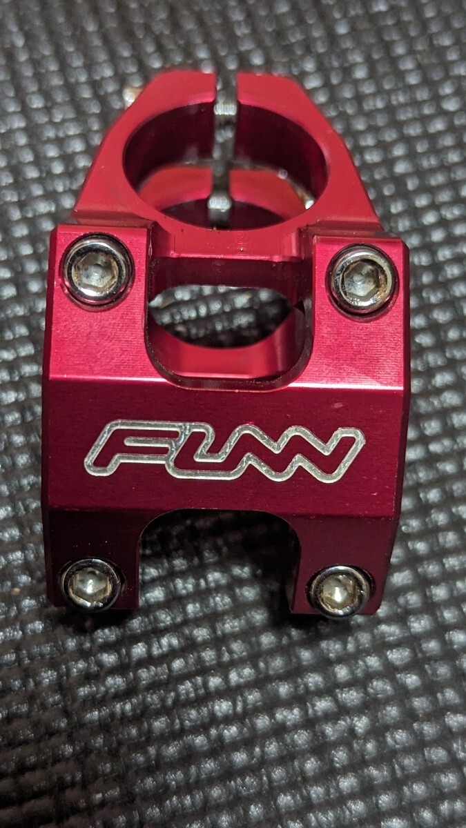 Funn( fan ) fan duro(Funnduro) stem, clamp diameter :31.8mm, bicycle, mountain bike . applying, endurance, light weight length :35mm, red 