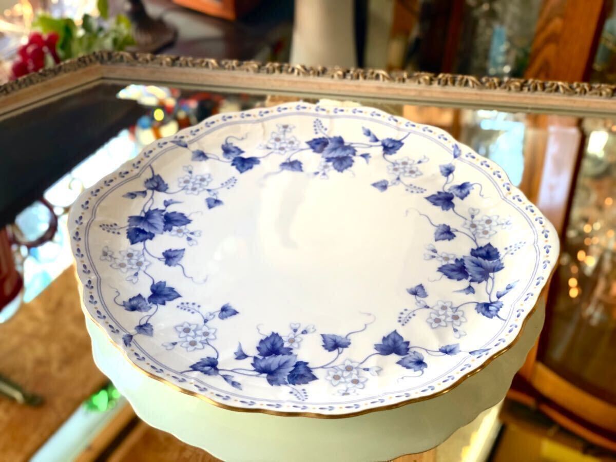 【未使用】 NARUMI BONECHINA 大皿 2枚セット 27cm ナルミ ナルミボーンチャイナ ミラノ ナルミ ディナープレートの画像4