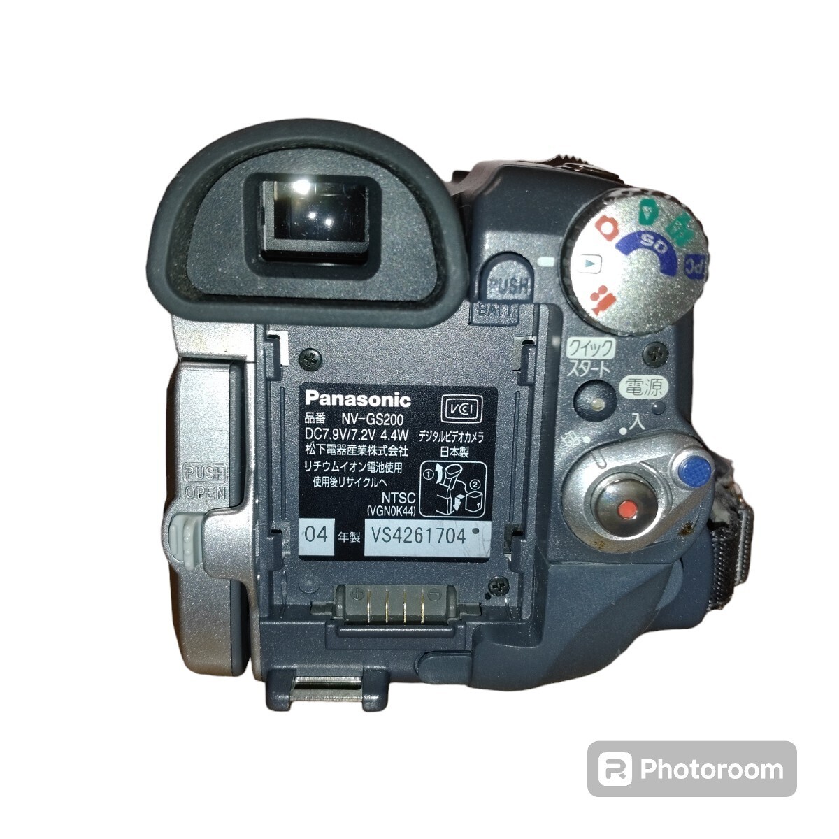 【動作OKな美品/バッテリー良好/付属品充実・送料無料】パナソニック/Pansonic　デジタルビデオカメラ　ハンディカム　miniDV　NV-GS200K_画像9