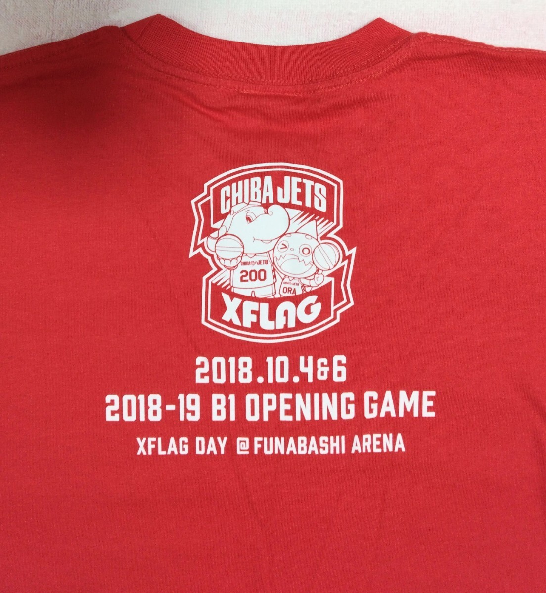 千葉ジェッツ モンストコラボ Tシャツ XFLAG Lサイズ CHIBA JETS 千葉ジェッツ モンストコラボ Tシャツ XFLAG Lサイズ CHIBA JETS