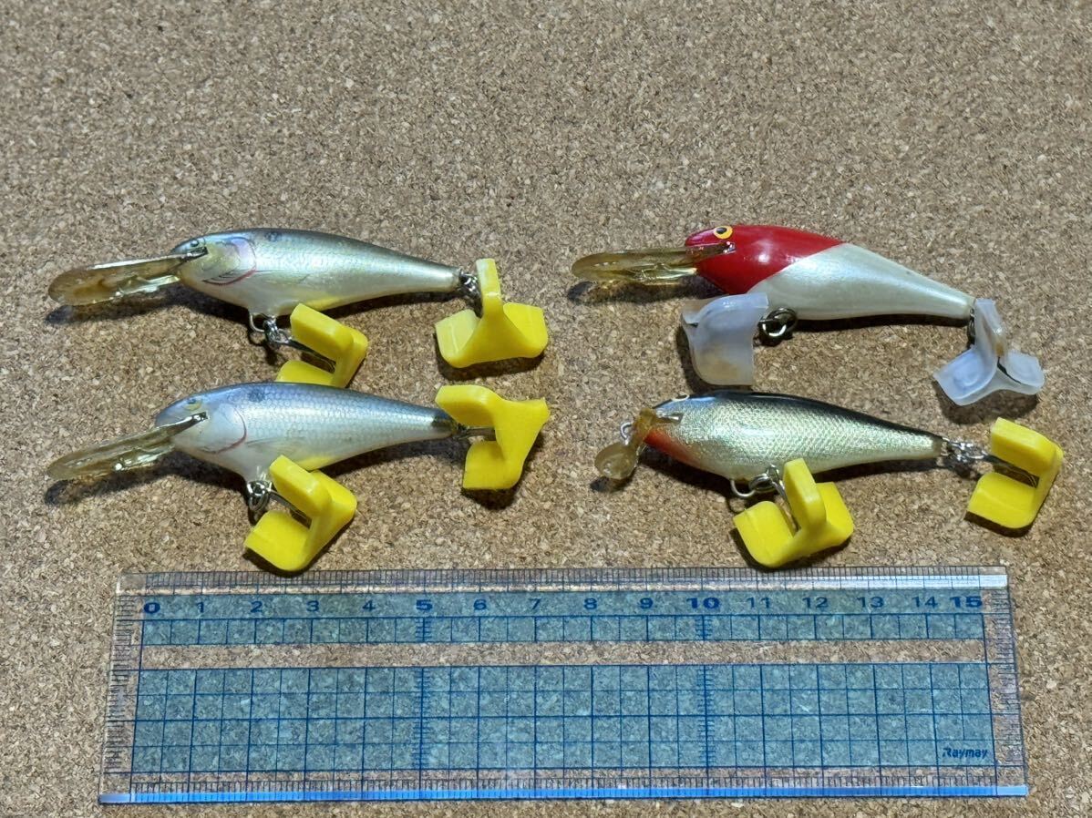 ■RAPALA■ラパラ・シャッドラップ 5cm×4個セット/SHAD RAP/オールド・OLD☆美品☆_画像5