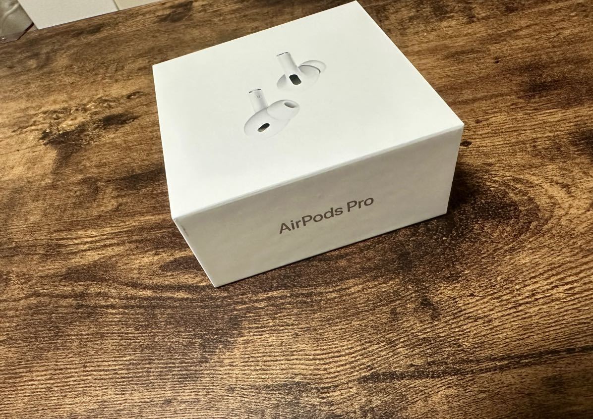 ☆AirPods Pro☆ 第2世代 新品未開封 Apple エアーポッズプロ 定価¥39800 MagSafe充電 USB-C アップル ワイヤレスヘッドフォン [MTJV3J/A]_画像3