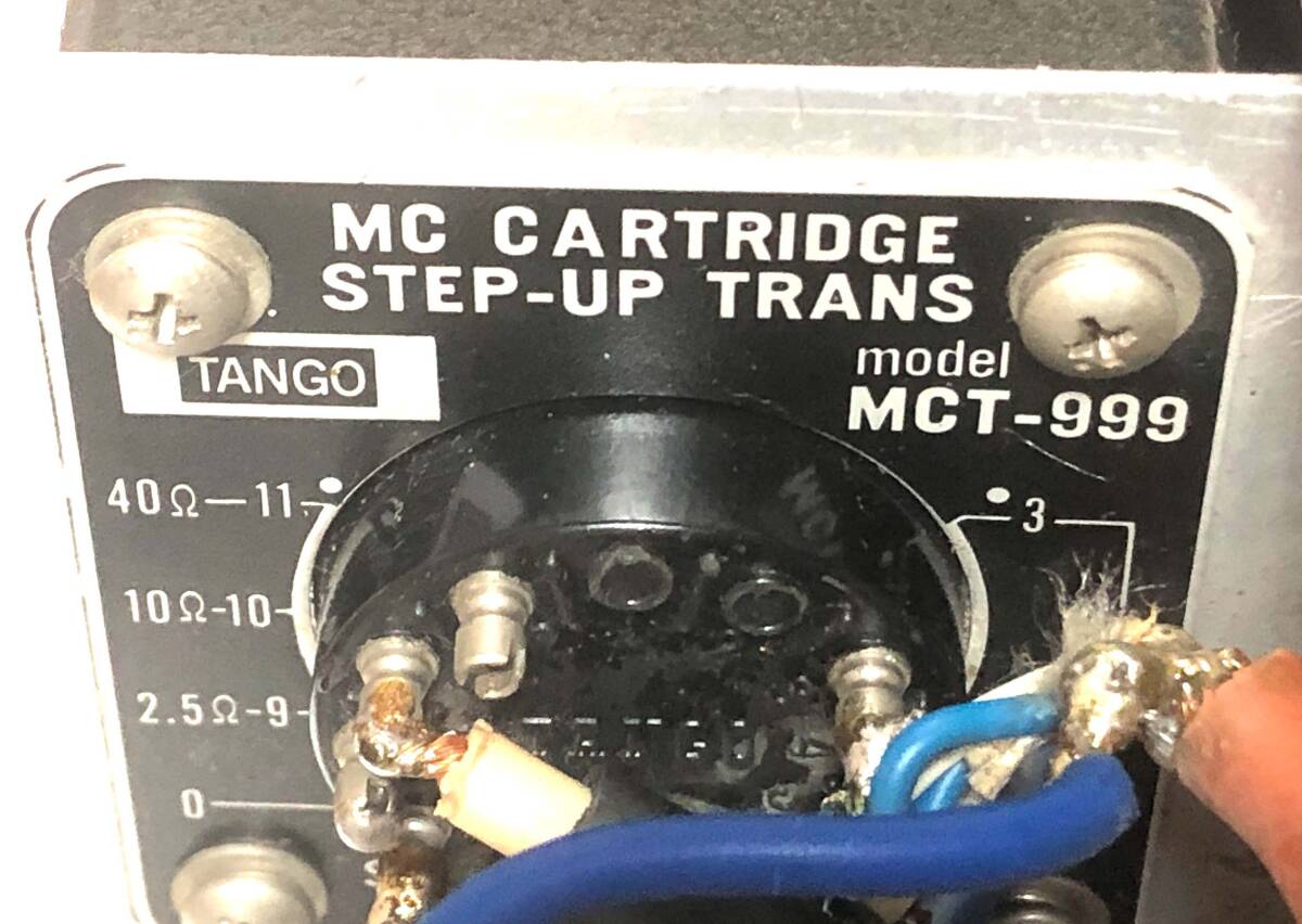 TANGO MCT-999 　タンゴ　MCステップアップトランス　幻のMCカートリッジ昇圧トランス ケース付_画像3