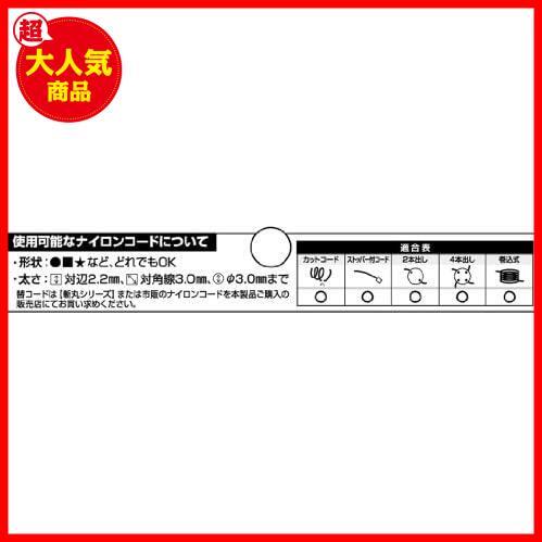 【数に限りあり！】 ★単品_スタイル:手動 手差し 巻き込み式★ 高儀 EARTH MAN 斬丸 草刈用 ナイロンコードカッター 巻き込み_画像5