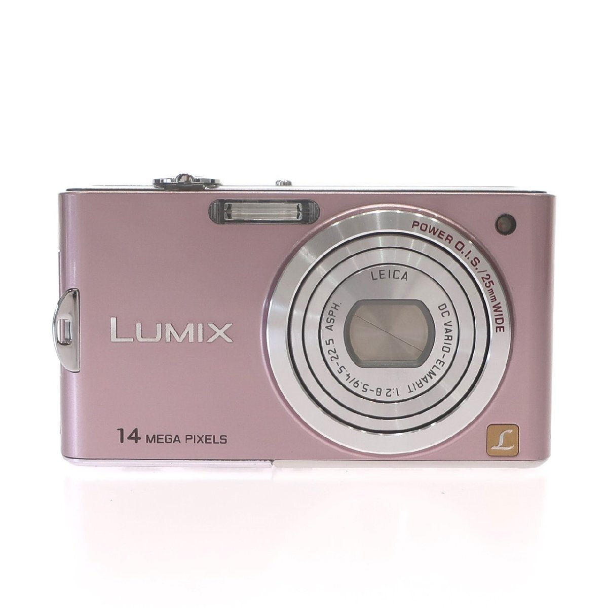 1円スタート Panasonic パナソニック LUMIX ルミックス DMC-FX66 コンパクト デジタルカメラ デジカメ ピンク 家電 電化製品 動作未確認_画像1