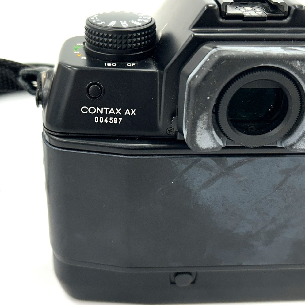 1円スタート CONTAX コンタックス AX フィルムカメラ 一眼レフカメラ ボディ ブラック 黒 レトロ 動作未確認_画像5