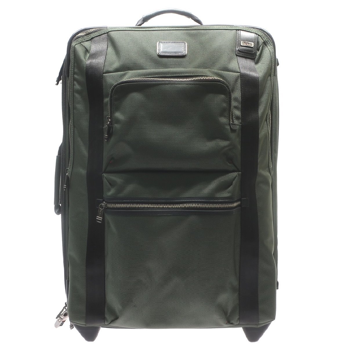 1 jpy start TUMI Tumi Carry case carry bag suitcase travel bag traveling bag nylon olive green men's 