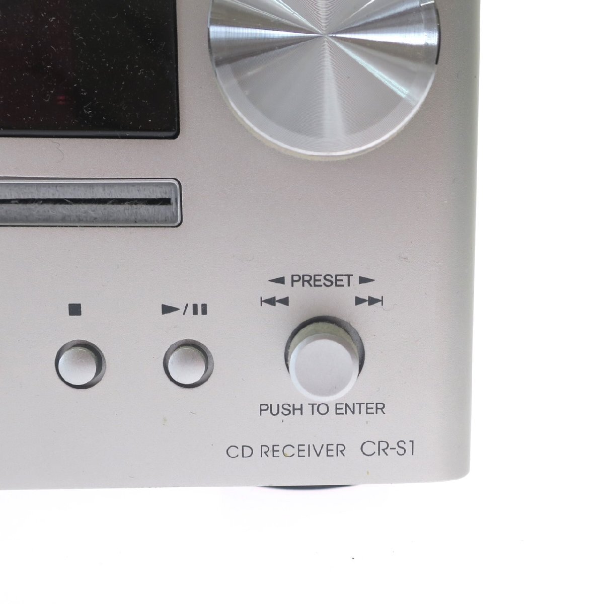 1円スタート ONKYO オンキョー CDレシーバー スピーカーセット CR-S1 D-S1 リモコン付き オーディオ機器 電化製品 動作未確認_画像4