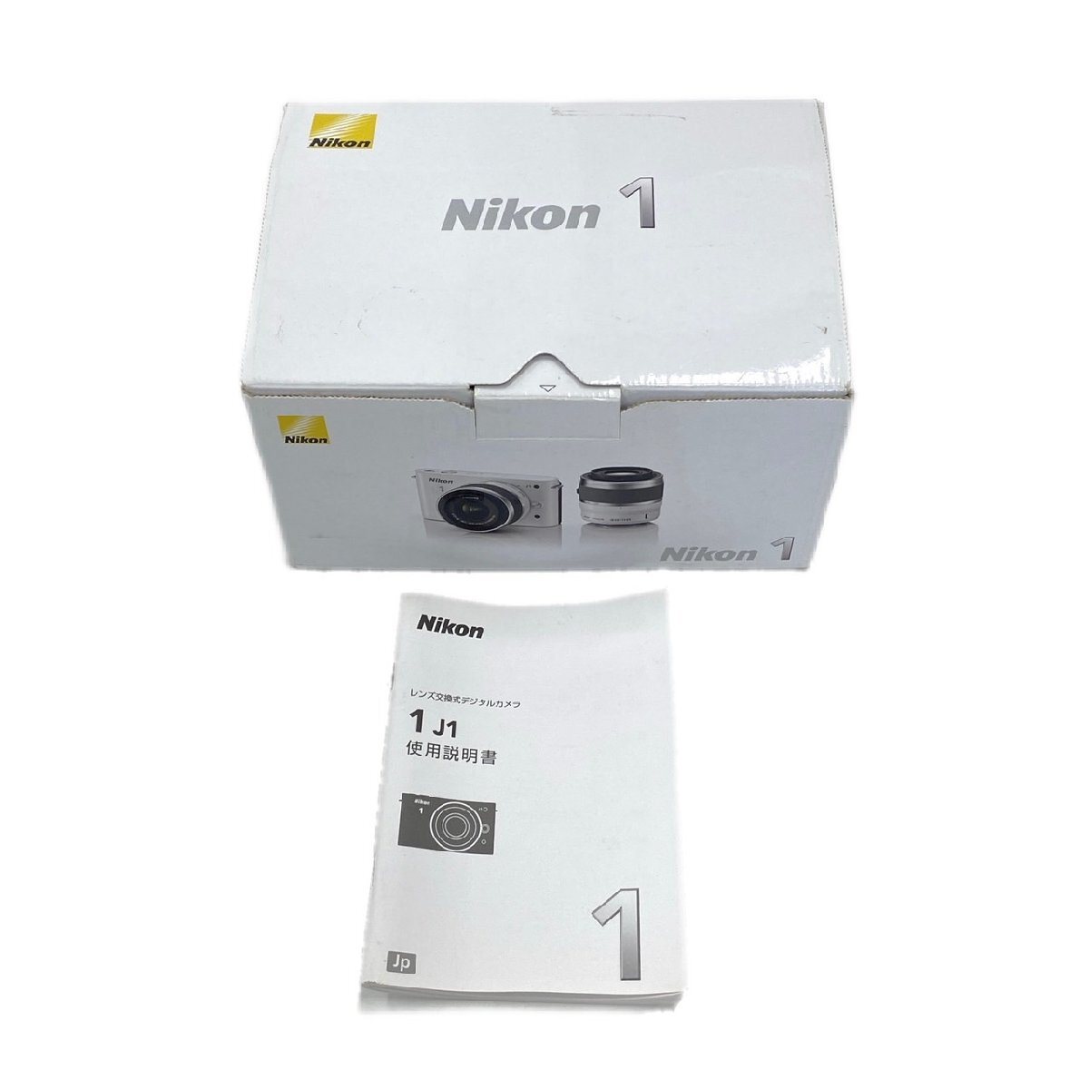1円スタート Nikon ニコン 1 J1 デジタルカメラ レンズ交換式 NIKKOR VR 30-110mm 10-30mm デジカメ ホワイト 白 箱付き 家電 通電確認済み_画像8