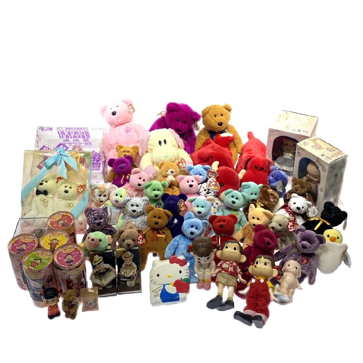 1 иен старт мягкая игрушка фигурка 86 позиций комплект Peko-chan Hello Kitty плюшевый мишка Urusei Yatsura и т.п. животное игрушка коллекция 