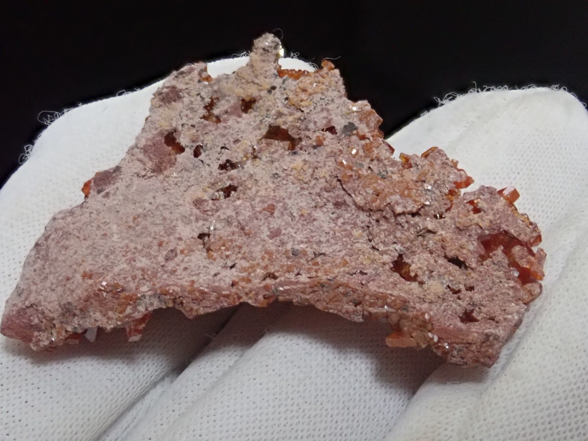 【高品質】燃え盛る結晶 バナジナイト バナジン鉛鉱 原石 標本の画像7