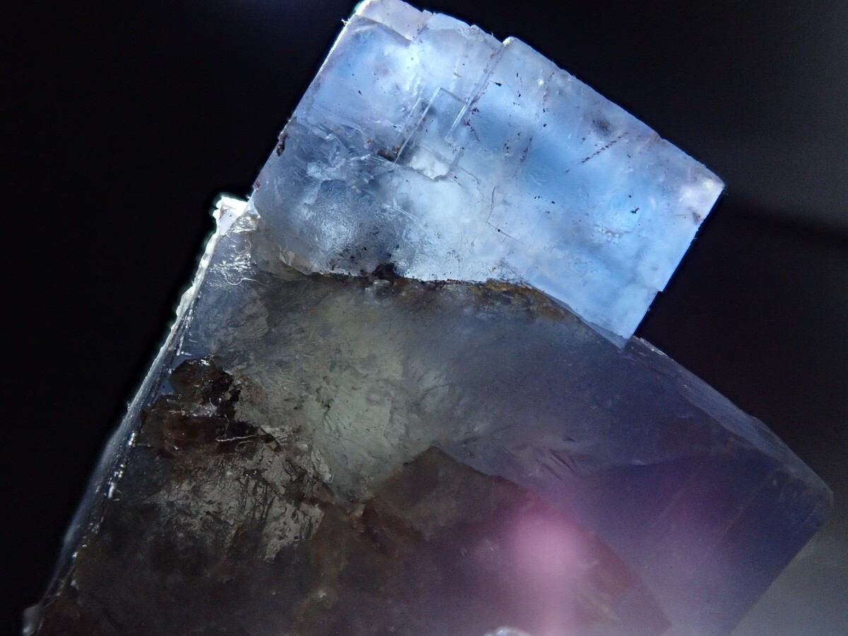 【ブラックフォレスト】美しいブルー　フローライト　蛍石　原石　標本_画像3
