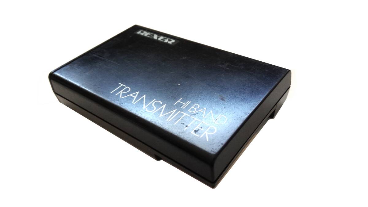 送料関東756円から REXER ワイヤレス トランスミッター JUNK扱い 電池蓋なし 管理番号1405_画像2