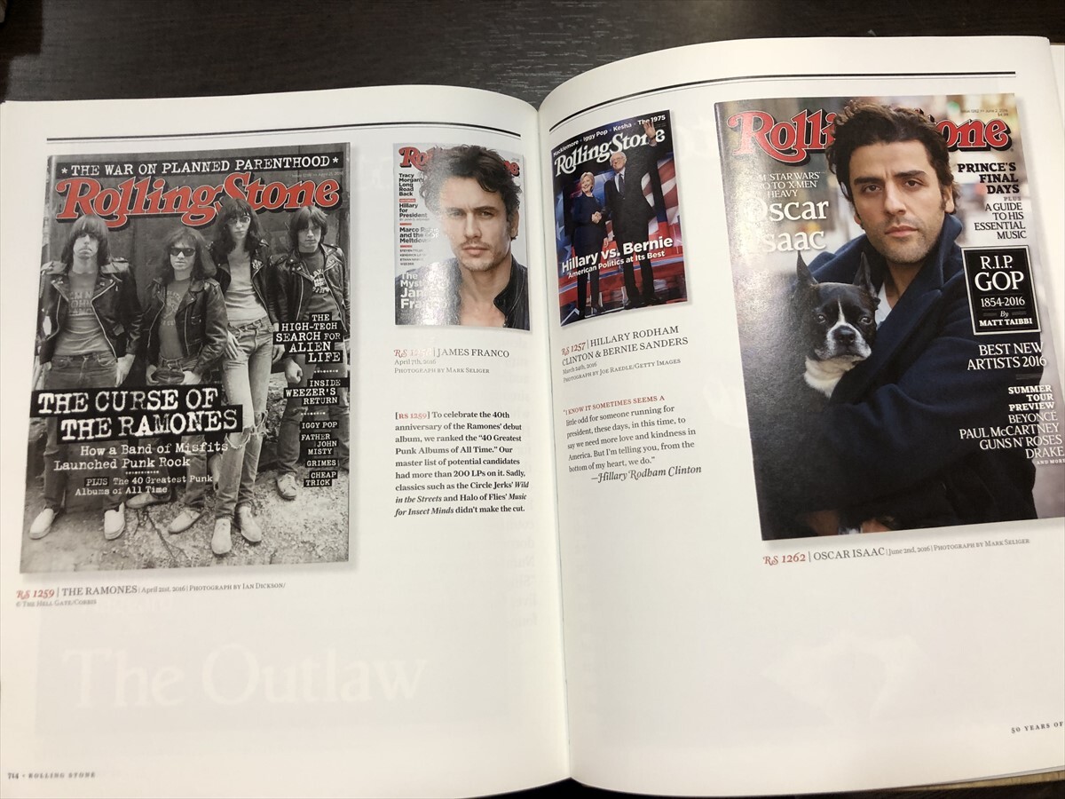Rolling Stone 50 YEARS of COVERS 2018年 ローリング・ストーン 表紙集 雑誌 写真集 洋書 ミュージシャン 帯付き★W６９a2405_画像5