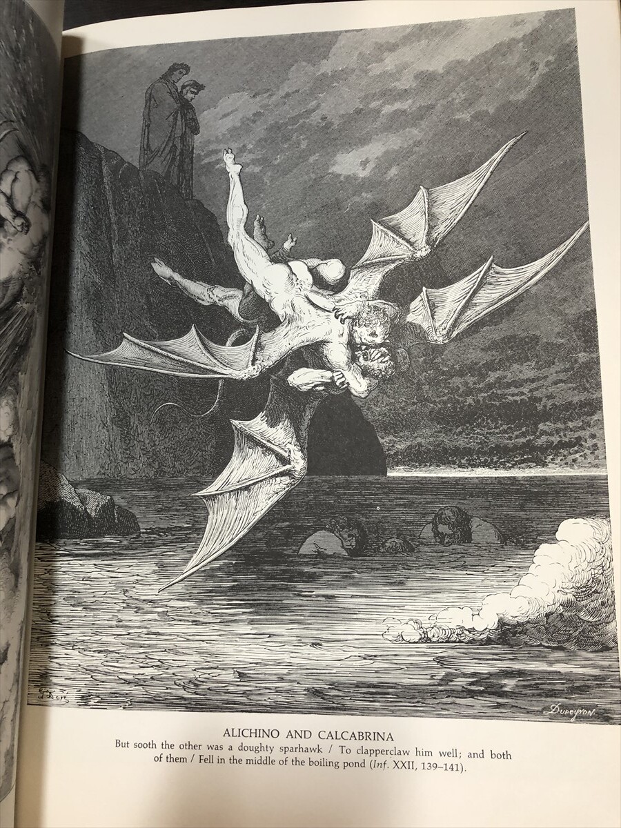 THE DORE ILLUSTRATIONS FOR DANTE’S DIVINE COMEDY ギュスターヴ・ドール フランス人画家 イラスト 画集 洋書★W５９a2405_画像4