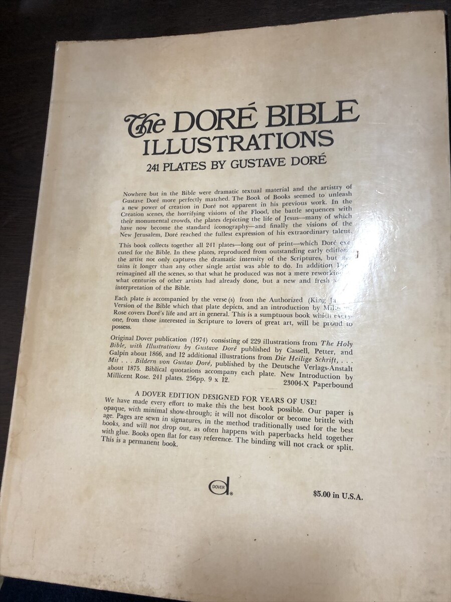 THE DORE BIBLE ILLUSTRATIONS 洋書 画集 ギュスターヴ・ドール 聖書 宗教画 イラスト 絵画 美術 アート★W５９a2405_画像6