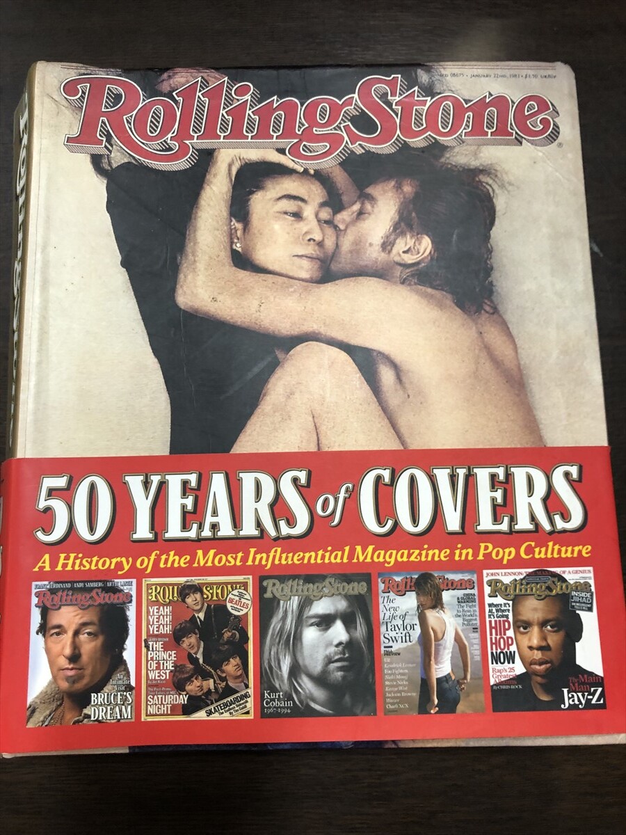 Rolling Stone 50 YEARS of COVERS 2018年 ローリング・ストーン 表紙集 雑誌 写真集 洋書 ミュージシャン 帯付き★W６９a2405_画像1
