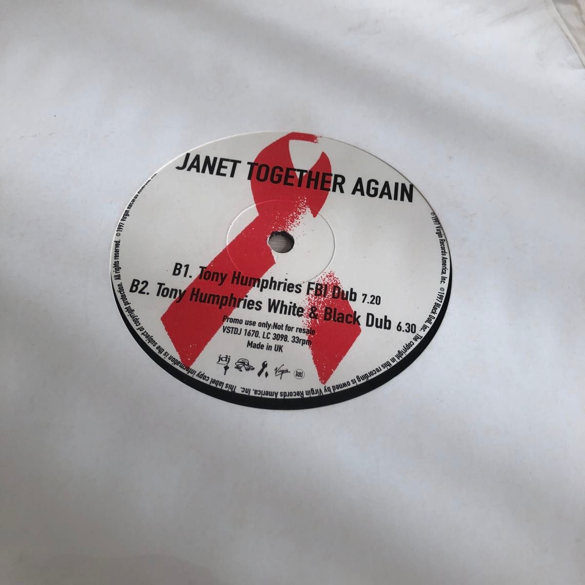 Janet  jackson プロモレコード